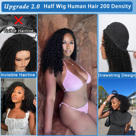 Ding Dian half wig breathable cap keeps the scalp cool all day