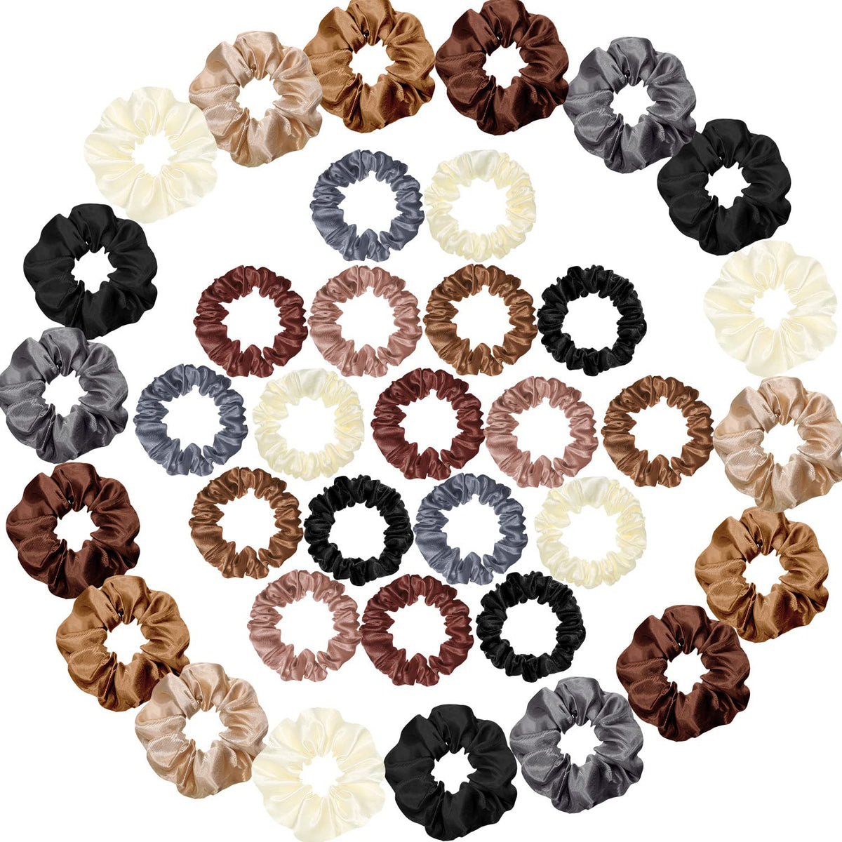 Dingion satin scrunchies small size perfect for delicate hair and kids