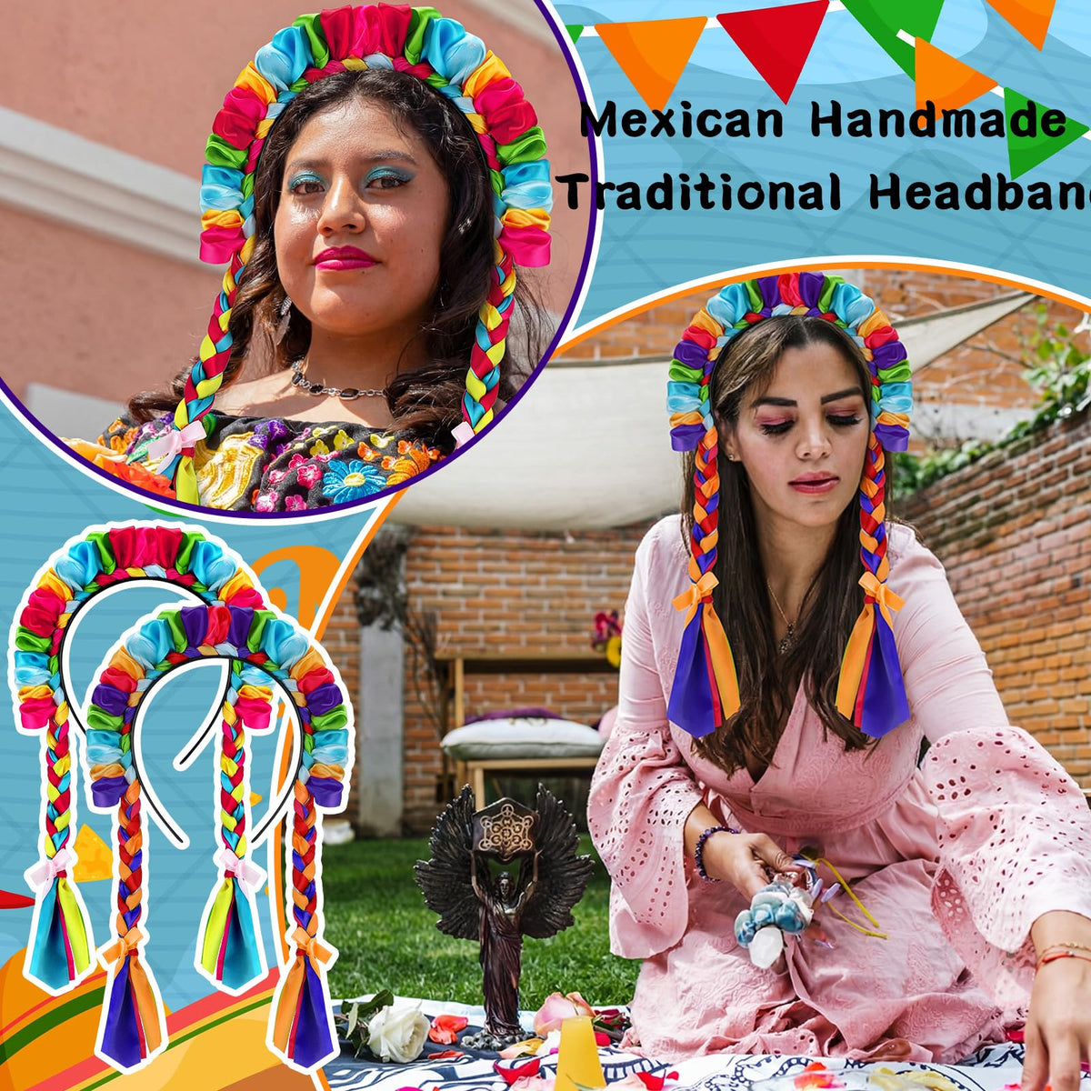 Dingion two-piece headbands packaged together, ready to gift at Cinco de Mayo celebrations