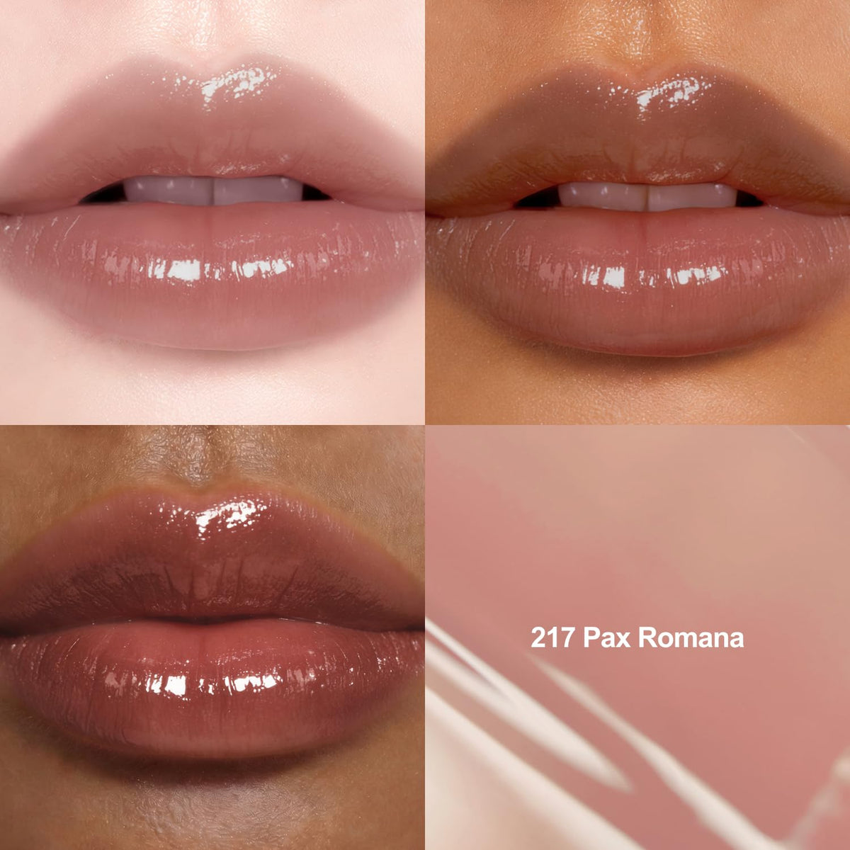DINTO Blur-Glowy Lip Tint angled brush showing precise, mess-free application.