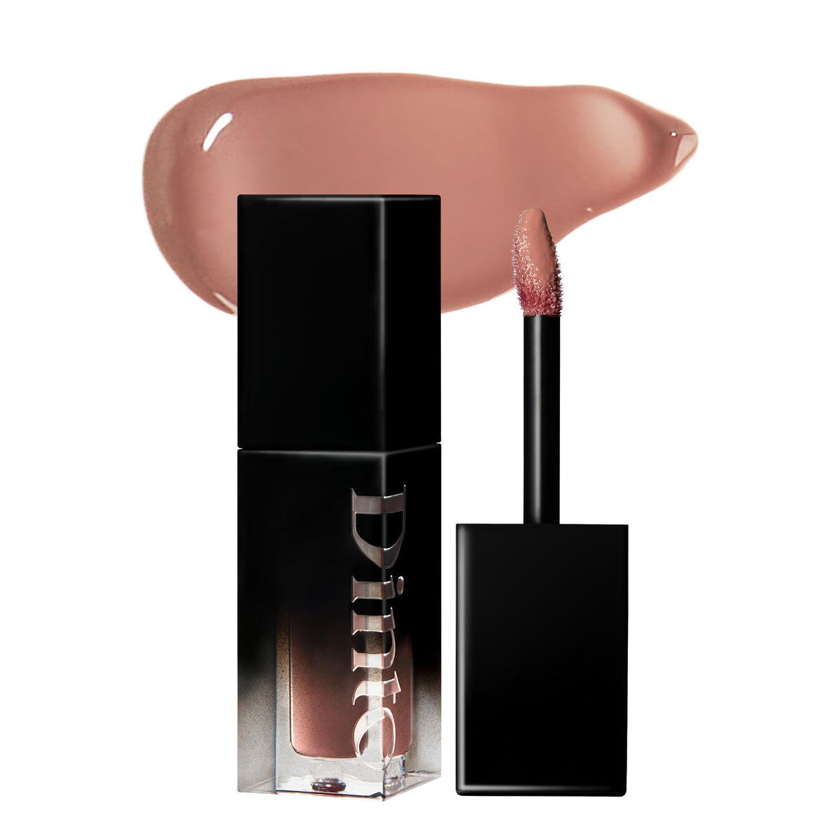 DINTO Blur-Glowy Lip Tint bottle close-up with glossy finish and hydration.