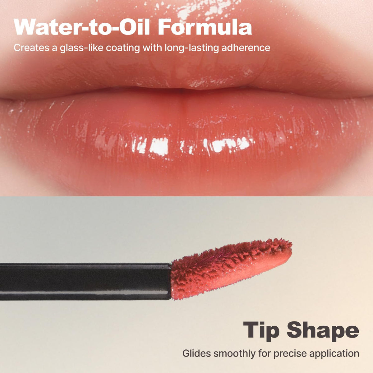 DINTO Blur-Glowy Lip Tint coating layer for lasting color and moisture