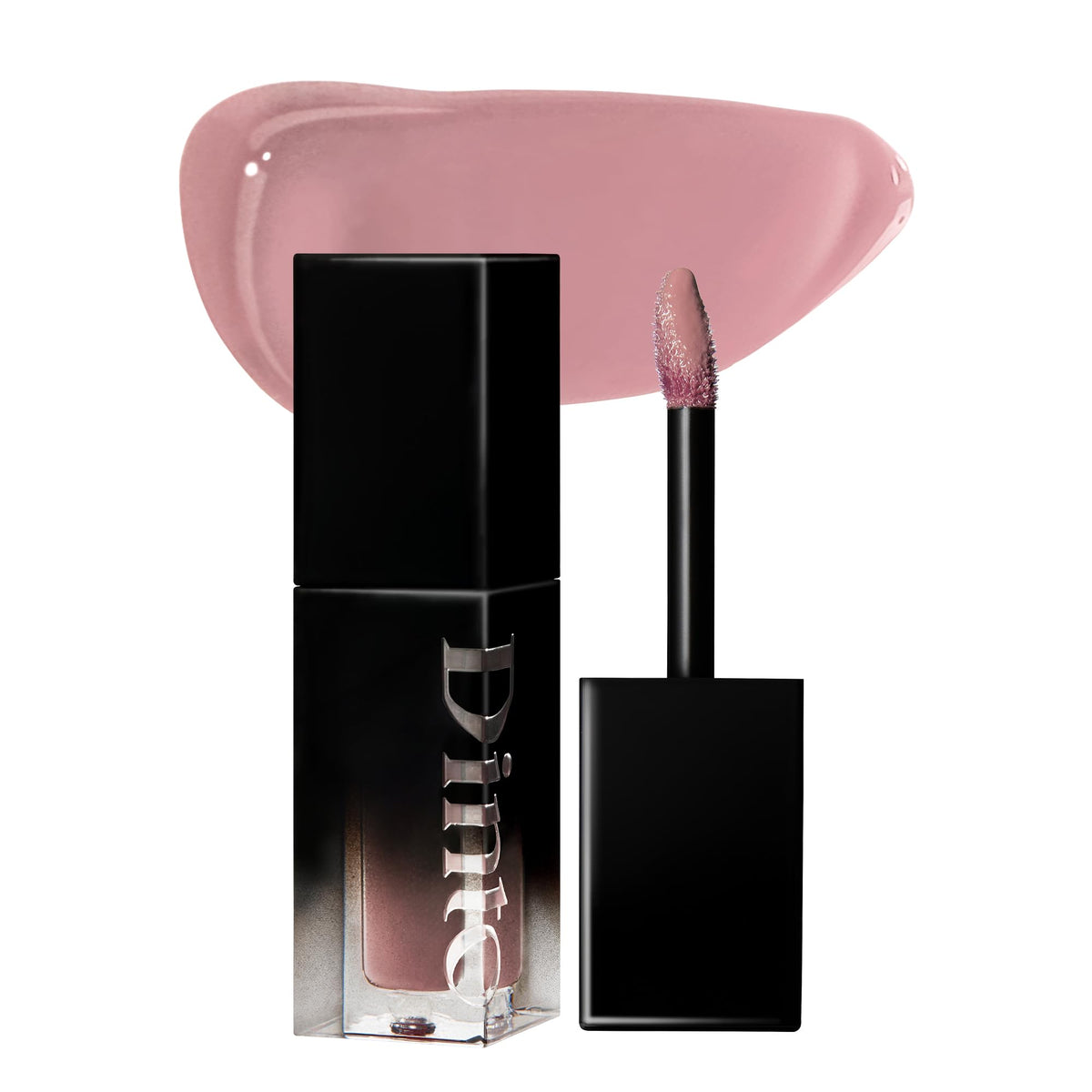 DINTO Blur-Glowy Lip Tint packaging closeup for premium branding.