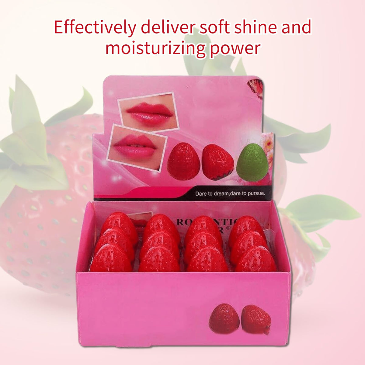 Dioche soft shine lip balm provides a gentle sheen while hydrating dry lips.