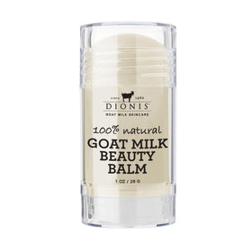 Dionis Goat Milk Beauty Balm tames flyaways and hydrate facial skin.