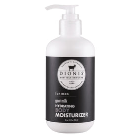 Dionis Goat Milk Body Lotion for Men in fresh bottle delivers smooth, non-greasy skin.