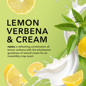 Dionis Verbena & Cream scent evokes lemon verbena freshness for everyday routines.