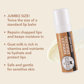 Dionis coconut flavor lip balm tube with creamy texture for daily hydration.