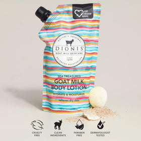 Dionis Sea Treasures refill pouch reduces waste and supports easy refills