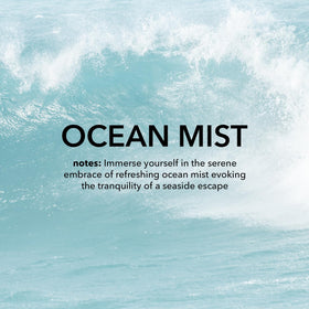 Dionis Ocean Mist lotion application on arm showing gentle spread and absorption
