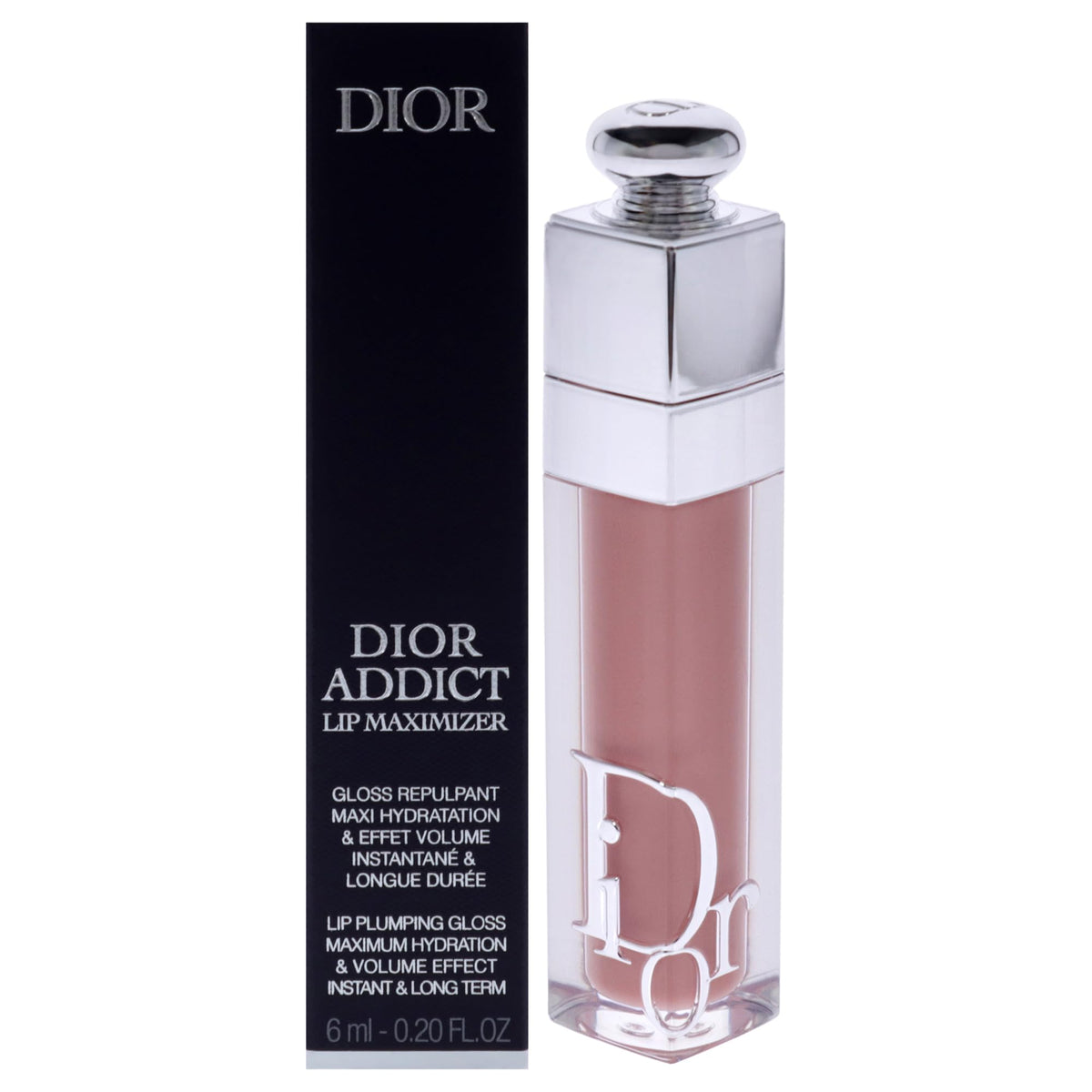 Dior Addict Lip Maximizer bottle in Beige delivers hydration and shine