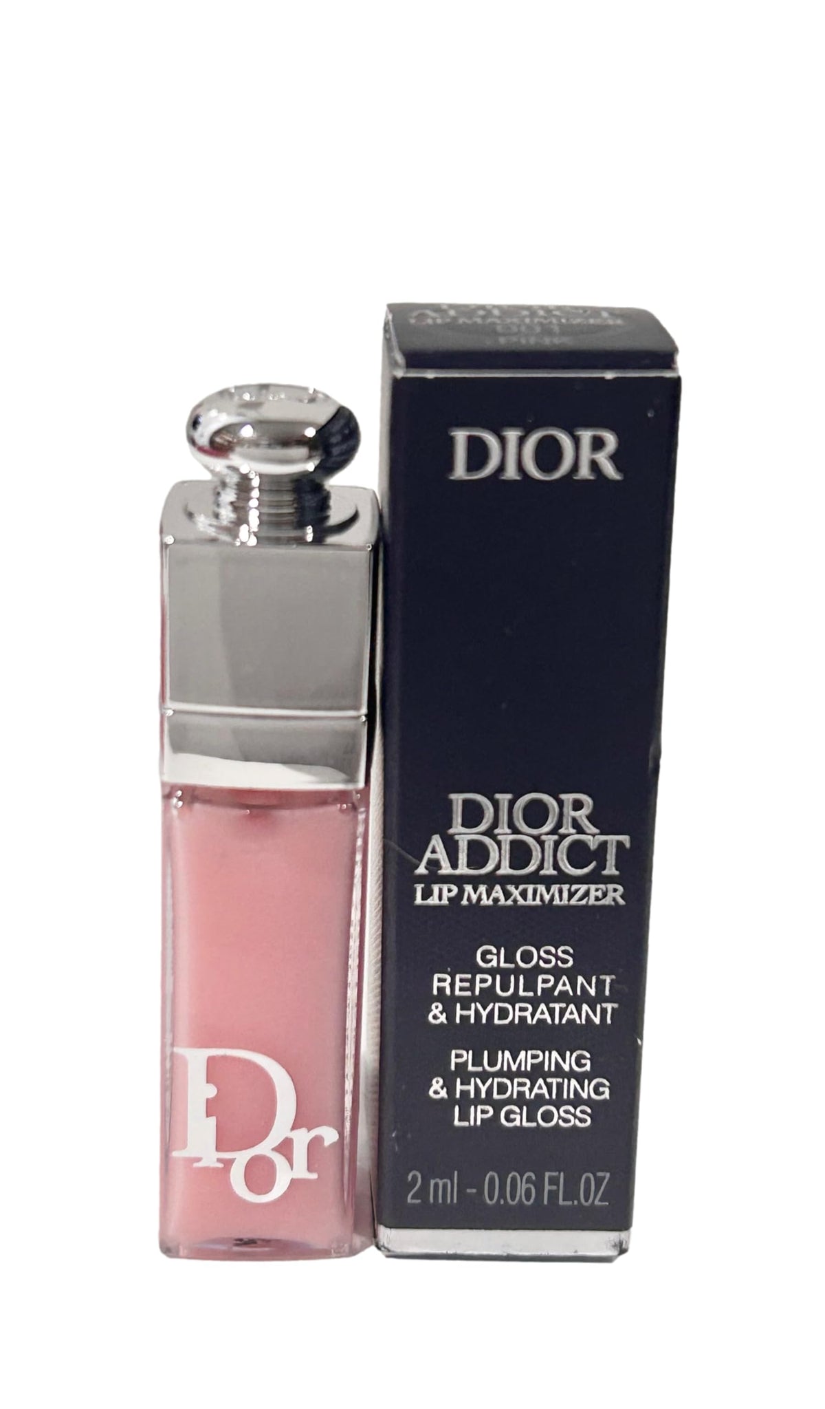Dior Addict Lip Maximizer travel size 2 ml ideal for on-the-go.