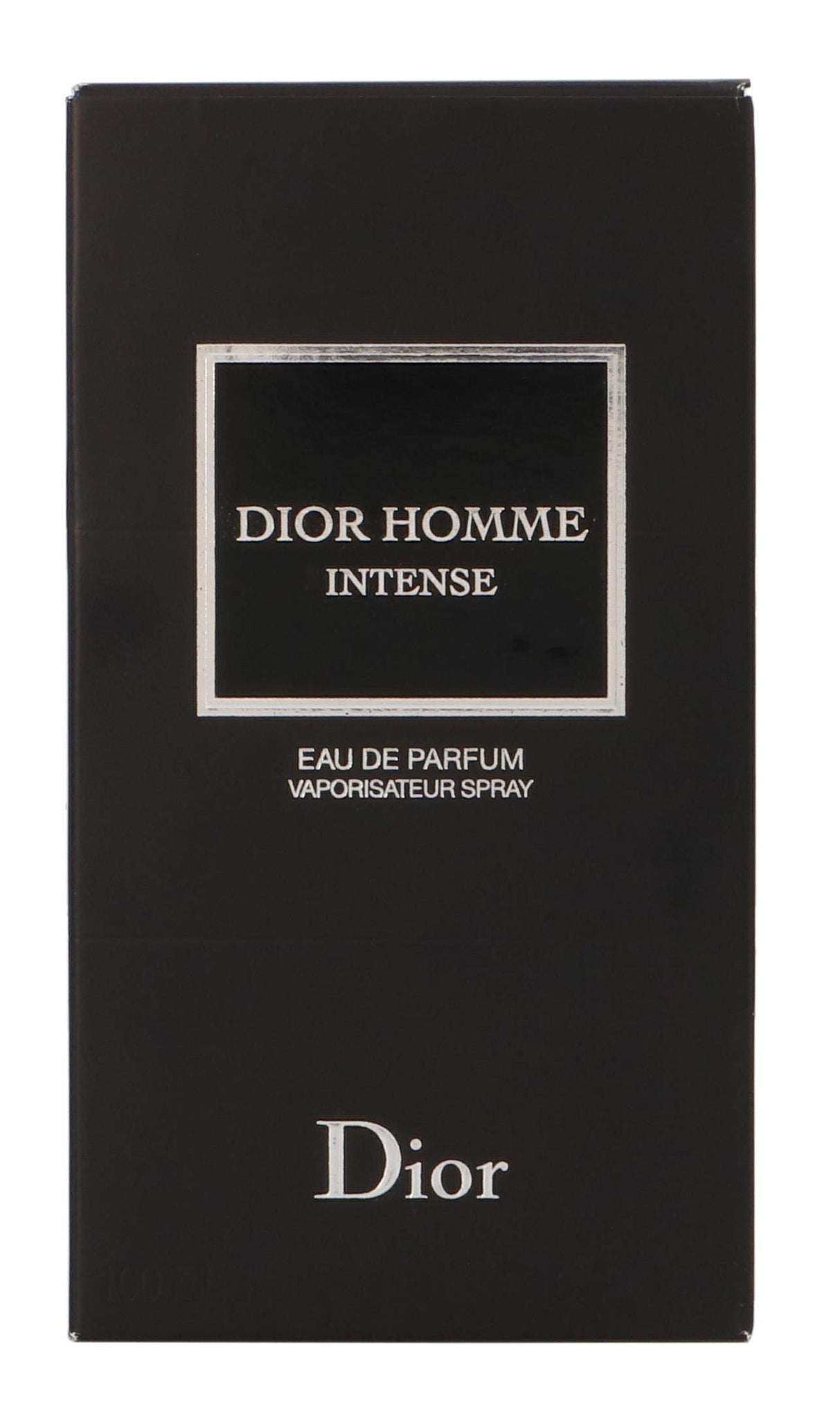 Dior Homme Intense bottle showcases the woody aroma for evenings.