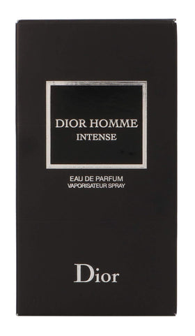 Dior Homme Intense bottle showcases the woody aroma for evenings.