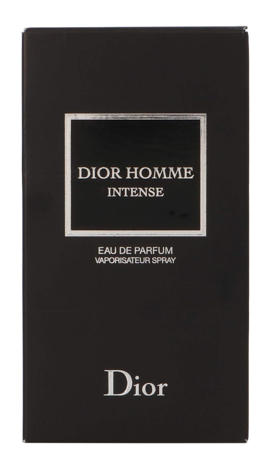 Dior Homme Intense bottle showcases the woody aroma for evenings.