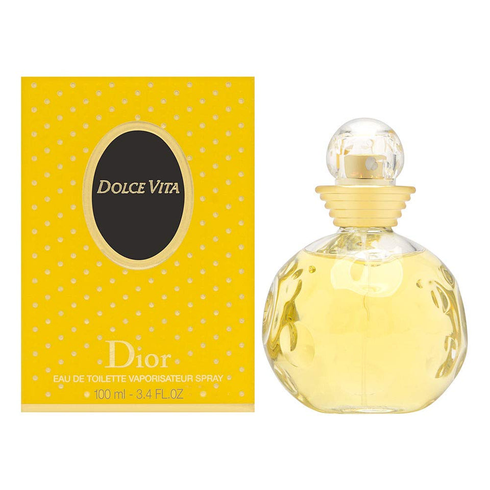 Dior Dolce Vita bottle on vanity evokes timeless femininity and everyday sophistication
