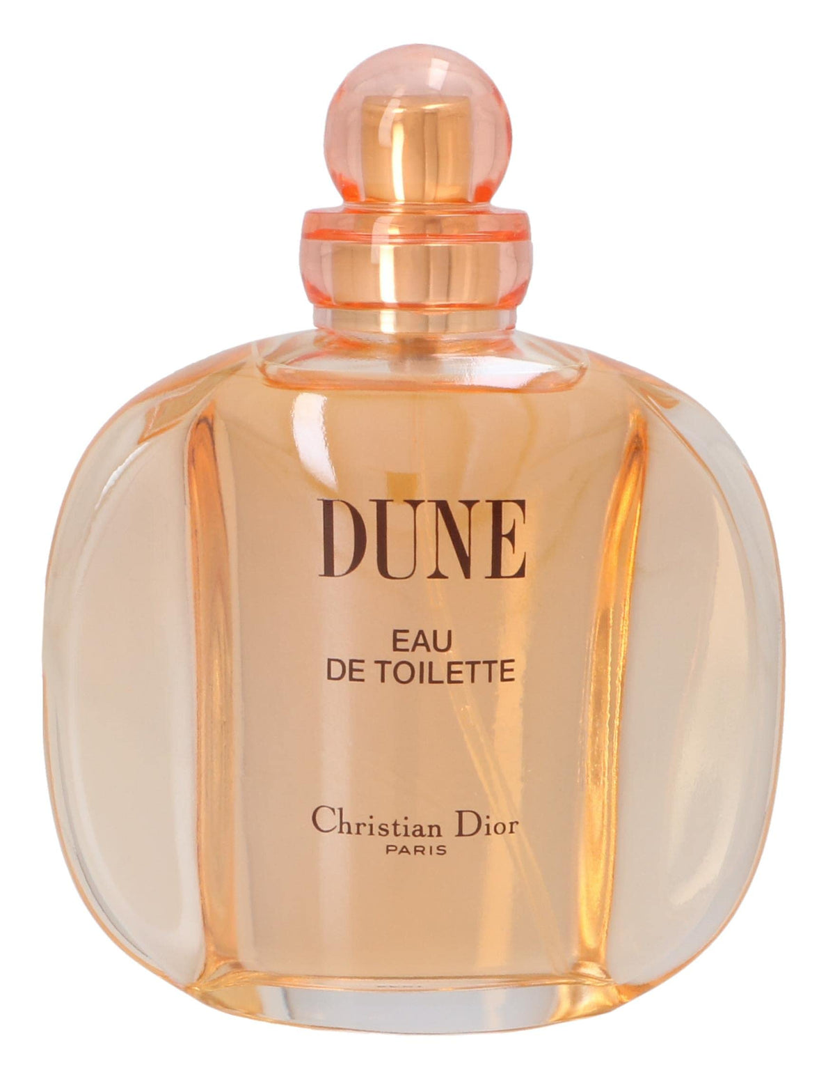 Dior Dune EDT bottle with spray mist on soft background for a refreshing feel.