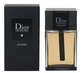 Dior Homme Intense bottle front view highlighting premium design for a confident man