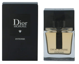 Dior Homme Intense packaging in a luxurious wooden box suggesting gifting appeal.