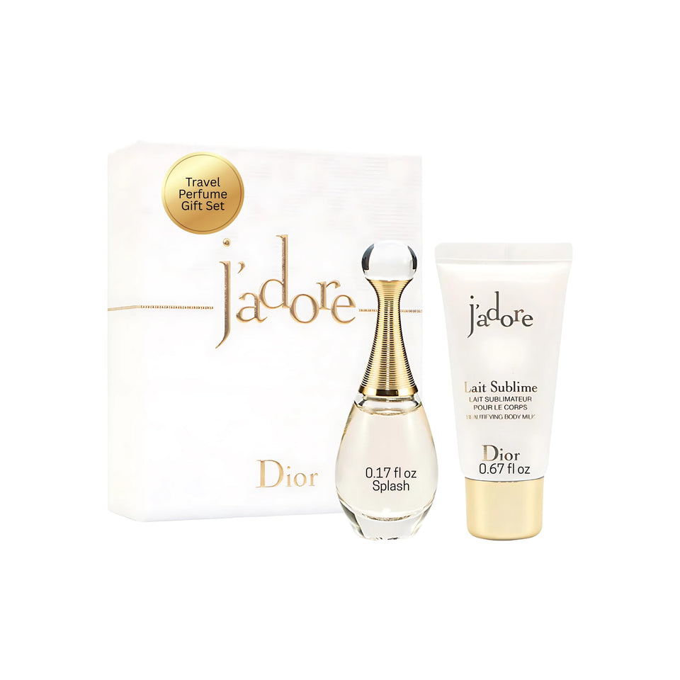 Dior J'adore bottle showing the signature scent for elegant daily wear.