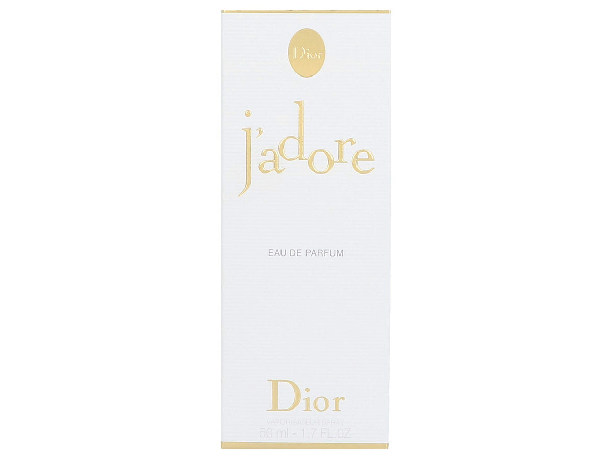 Dior J'adore bottle front view, elegant daily wear.