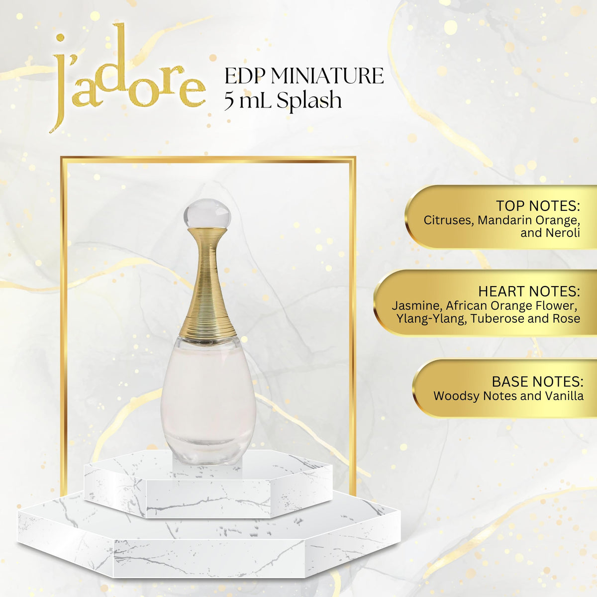 Dior J'adore mini bottle in handbag, travel-size convenience for daily wear