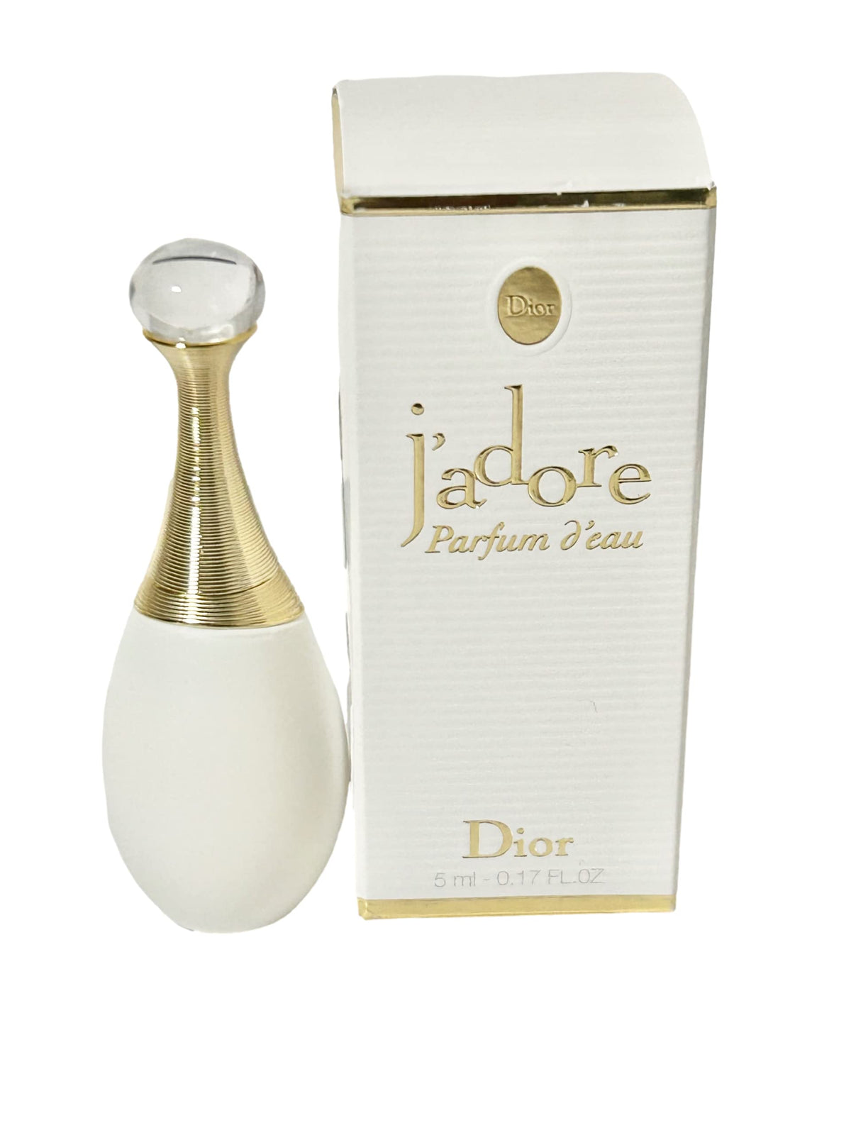 Dior J'adore Parfum D'eau mini bottle for travel and daily wear.