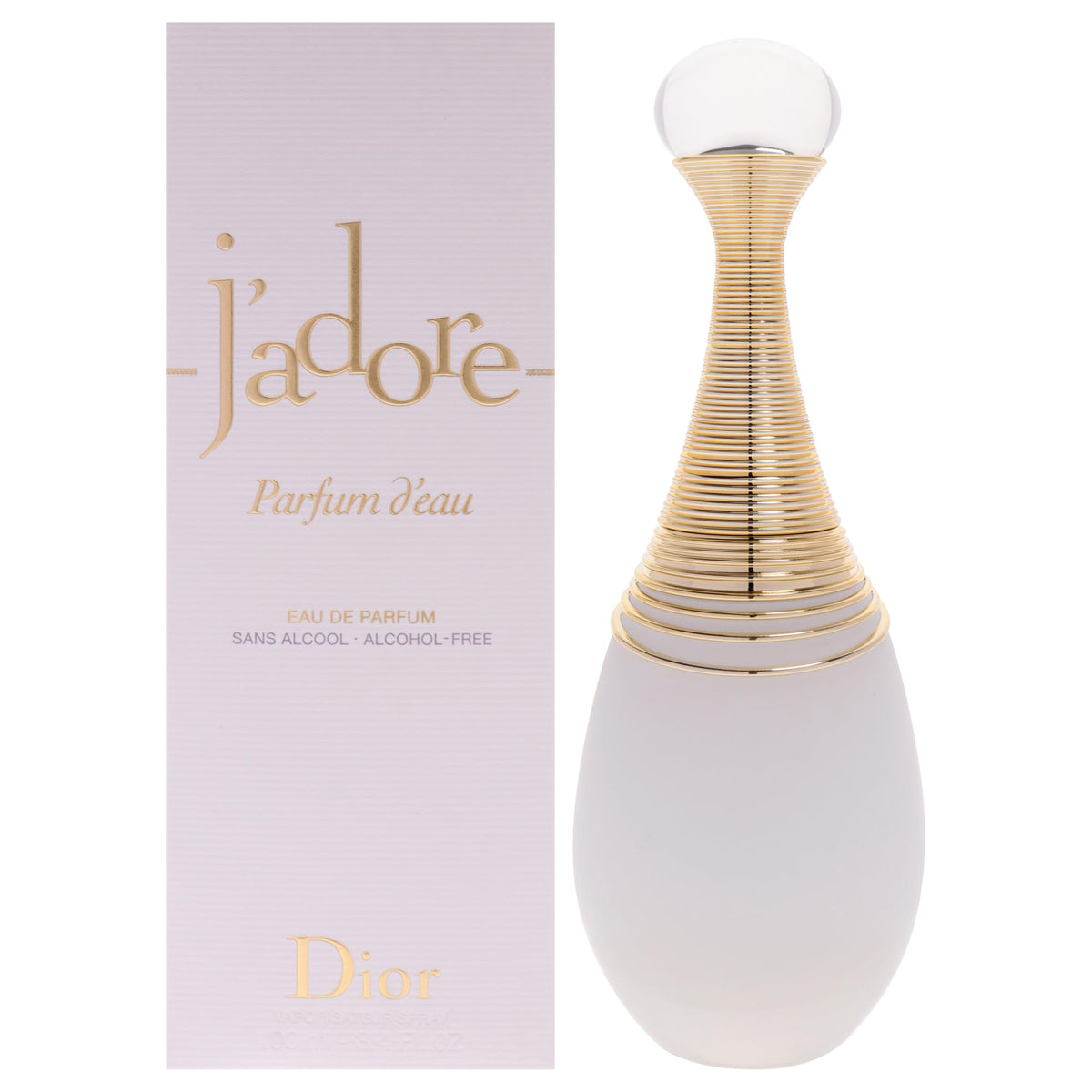 Dior Jadore Parfum Deau bottle close-up highlighting radiant floral notes for daily wear