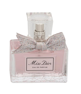 Close-up of Dior Miss Dior EDP bottle highlighting its floral character.