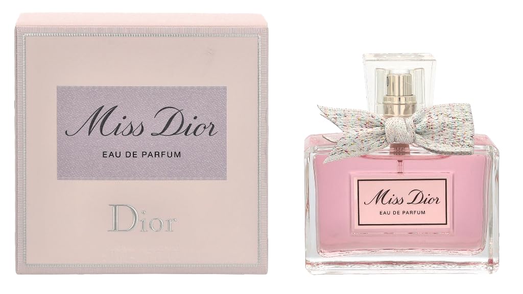 Dior Miss EDP 50ml bottle on a vanity for day to night elegance.