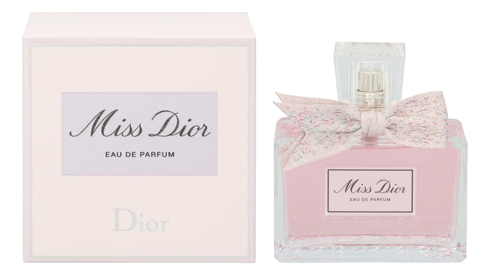 Dior Miss EDP bottle front view showcases timeless, elegant fragrance packaging for daily luxury.