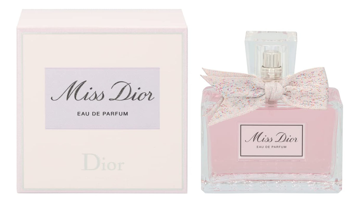 Dior Miss EDP glass reflection suggests a refined, wearable fragrance for daily use.