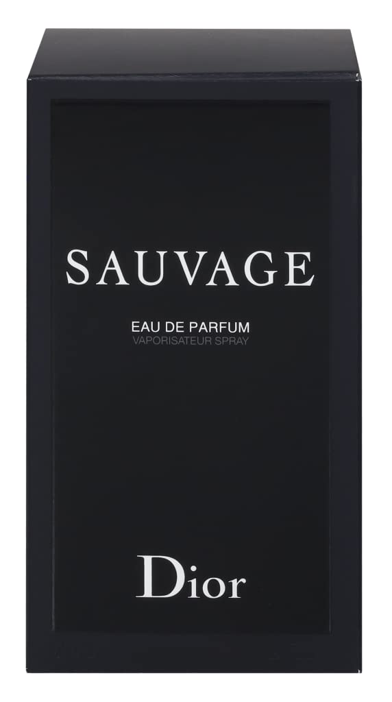 Dior Sauvage bottle side view emphasizing sleek silhouette