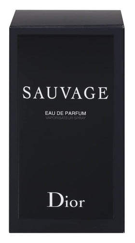 Dior Sauvage bottle side view emphasizing sleek silhouette