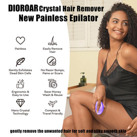 DIOROAR Crystal Hair Eraser packaging box ready as a gift