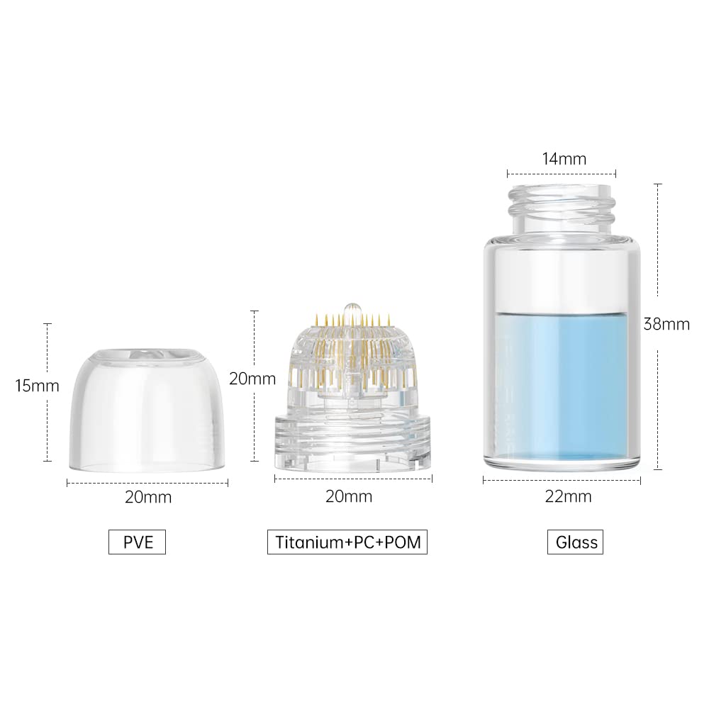 Diougens Lee Hydra Needle Derma Stamp close-up shows precise micro-needles delivering gentle stimulation