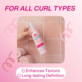 Dippity Do Curl Boost Spray color-safe care for dyed curls.