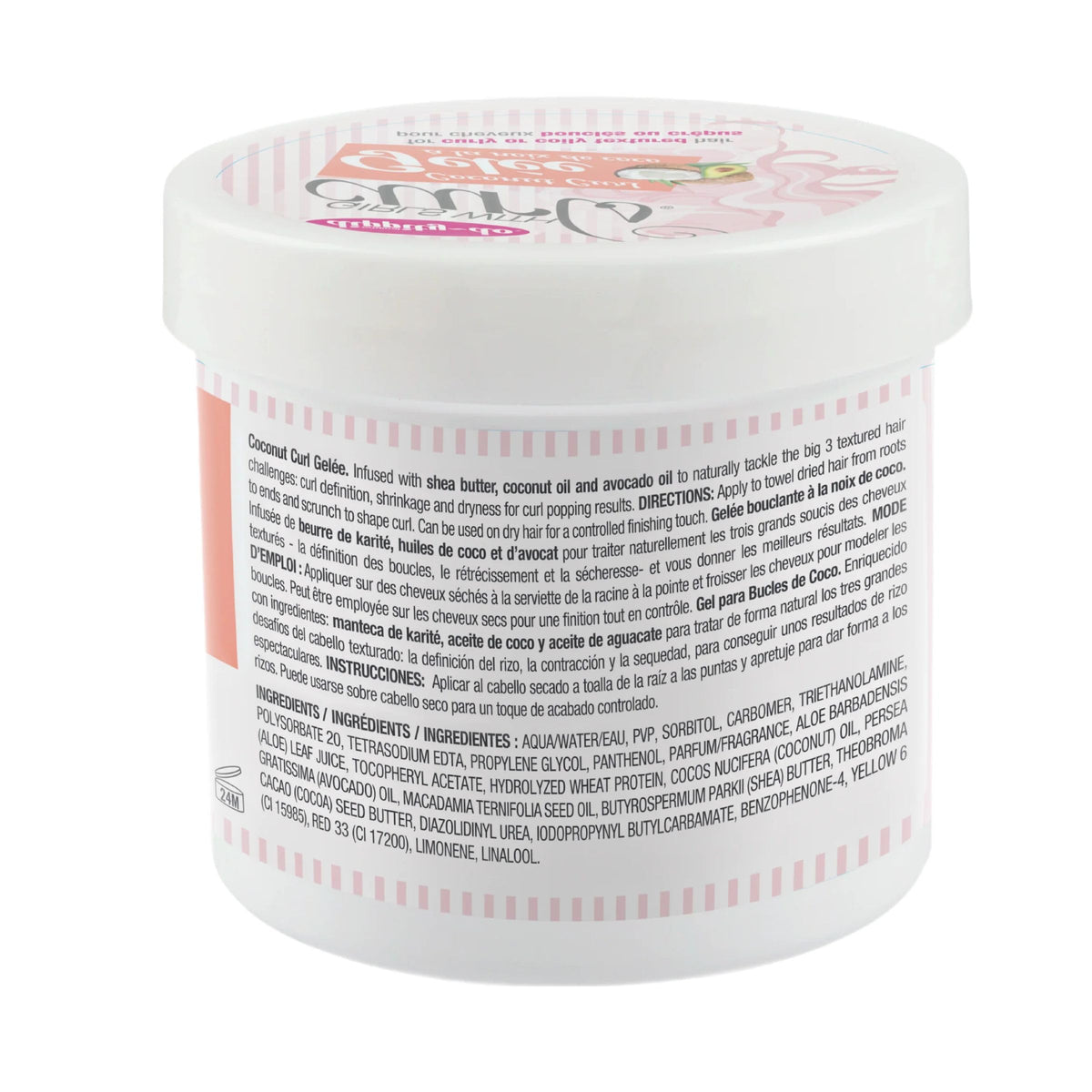 Dippity Do Coconut Curl Gelee coconut scent enhances daily styling routine