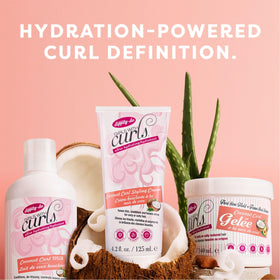 Dippity Do Coconut Curl Gelee after styling for silky, shiny curls