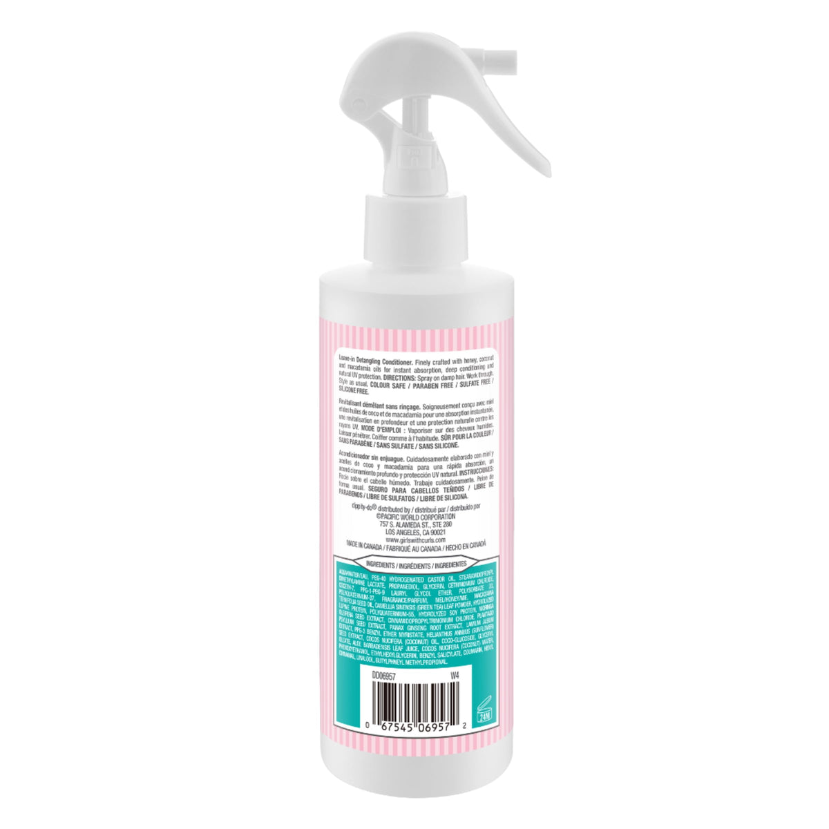 Dippity Do Girls With Curls no-sulfates cruelty-free label.