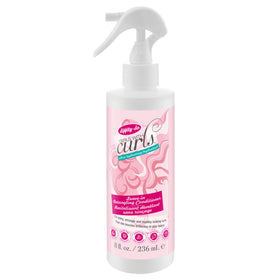 Dippity Do Girls With Curls lightweight formula on hair for soft feel.