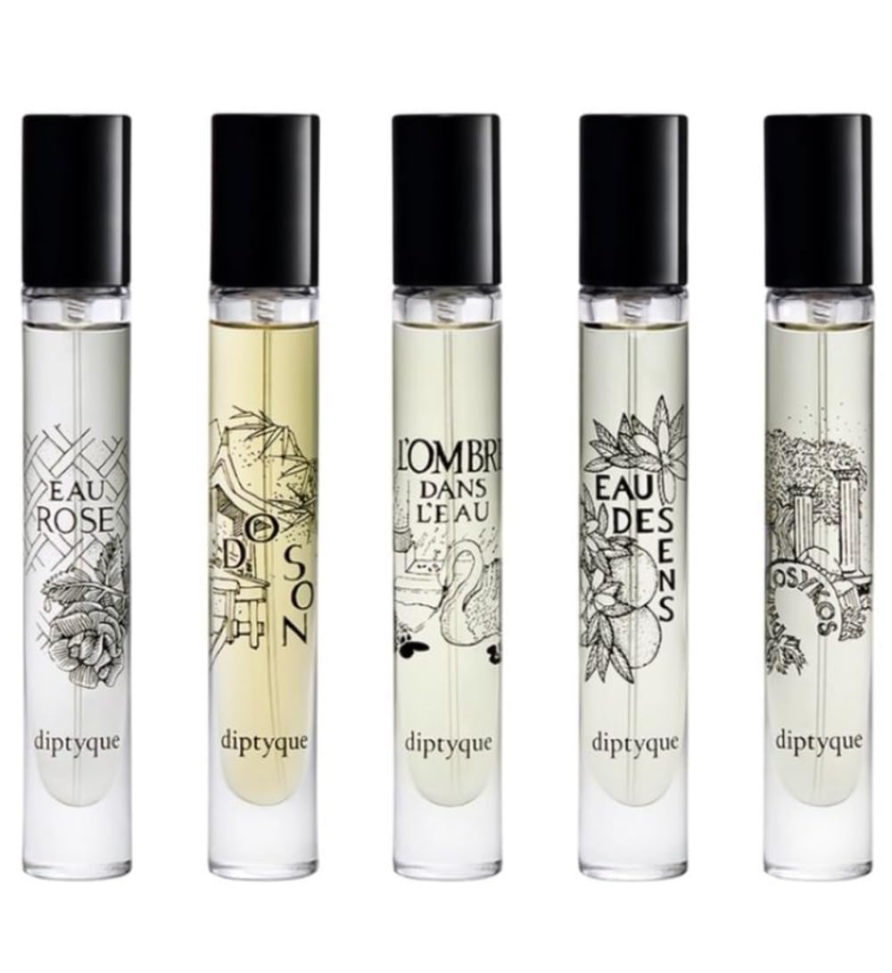 Diptyque Eau de Toilette travel spray set offers portable, long-lasting fragrance on the go