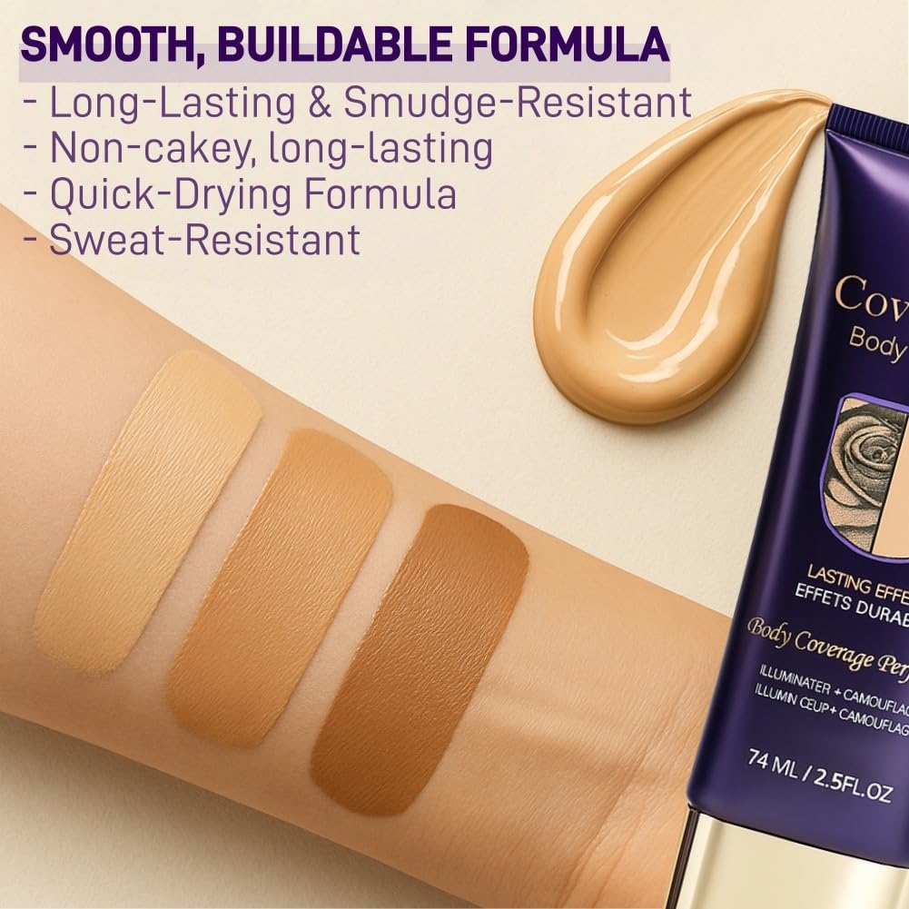 Diryi transfer-resistant finish on skin remains through movement.