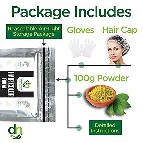 Shiny, rich result from Discovery Naturals after color application