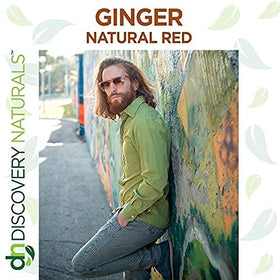 Discovery Naturals even color coating delivers rich, fade-resistant red across each strand.