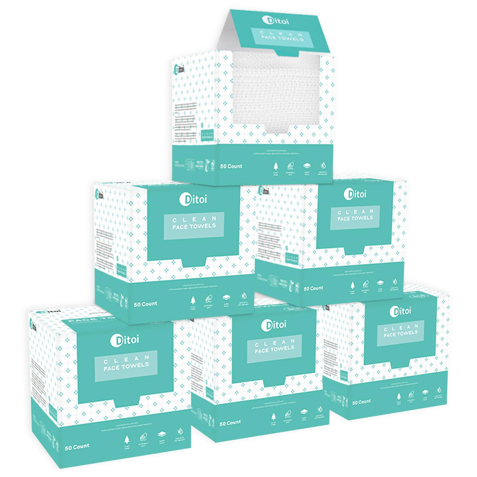 Ditoi Face Towels front package for convenient daily cleansing.