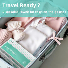 Ditoi towels support wet and dry use for cleansing or blotting.