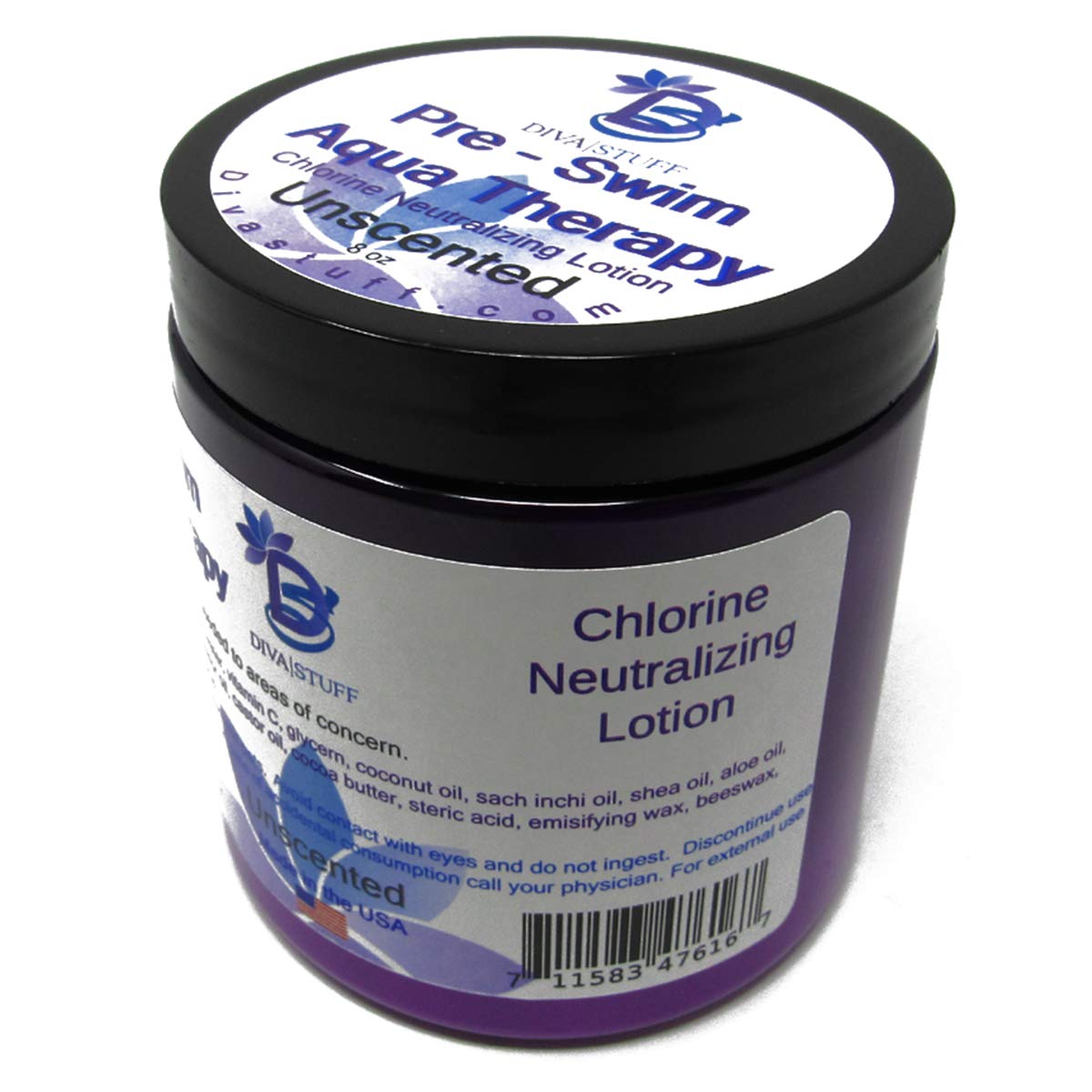 Close-up of aqua therapy cream texture showing a rich, unscented formula