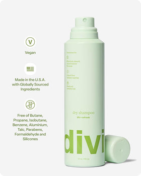 Free from benzene, talc, butane, propane in Divi formula