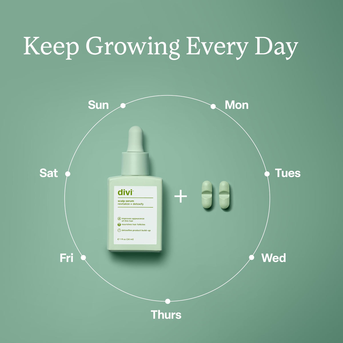 Divi hair follicles nourishment supports follicle health